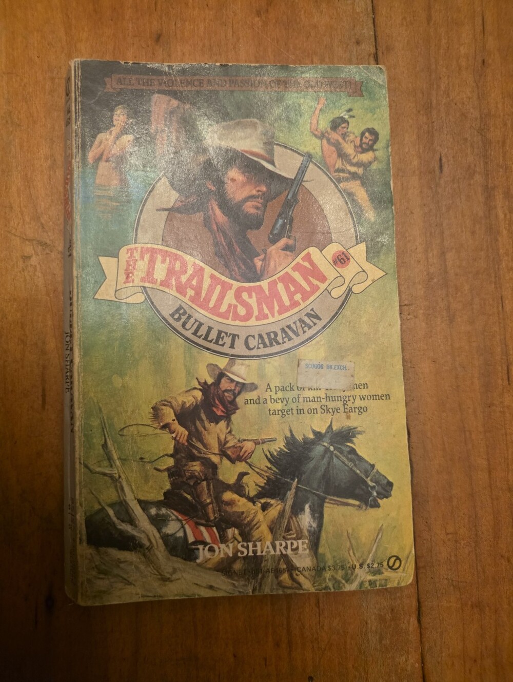 The Trailsman, Bullet Caravan, John Sharpe PB #161